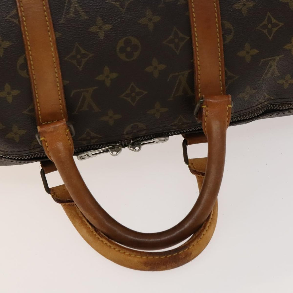 Louis Vuitton Keepall Bag Monogram Canvas Brown Canvas Travel Bag Bag (Pre-Owned)