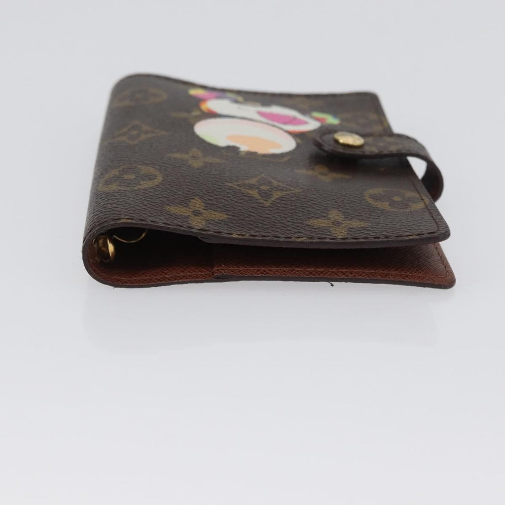 Louis Vuitton Agenda Cover Monogram Panda Brown Canvas Wallets Accessory (Pre-Owned)