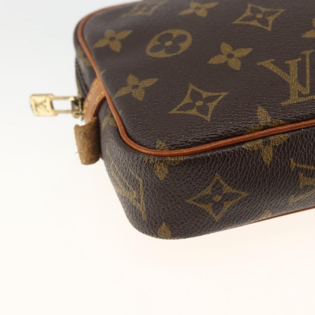 Louis Vuitton Pochette Marly Bandouliere Bag Monogram Canvas Brown Canvas Shoulder Bag Bag (Pre-Owned)