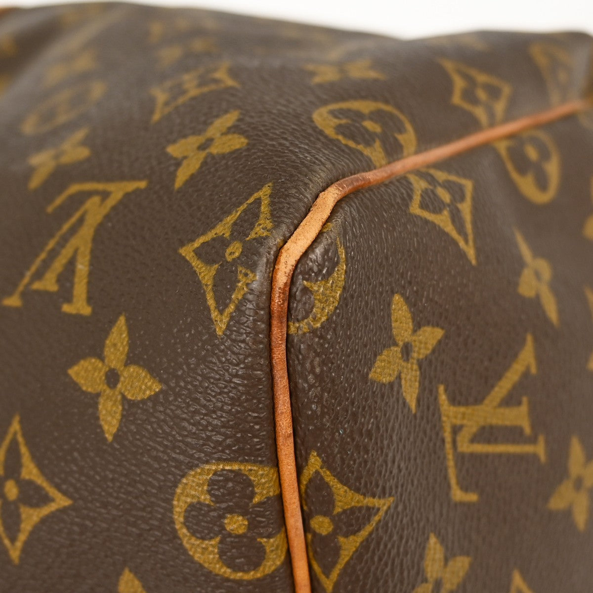 Louis Vuitton Keepall Bag Monogram Canvas Brown Canvas Travel Bag Bag (Pre-Owned)