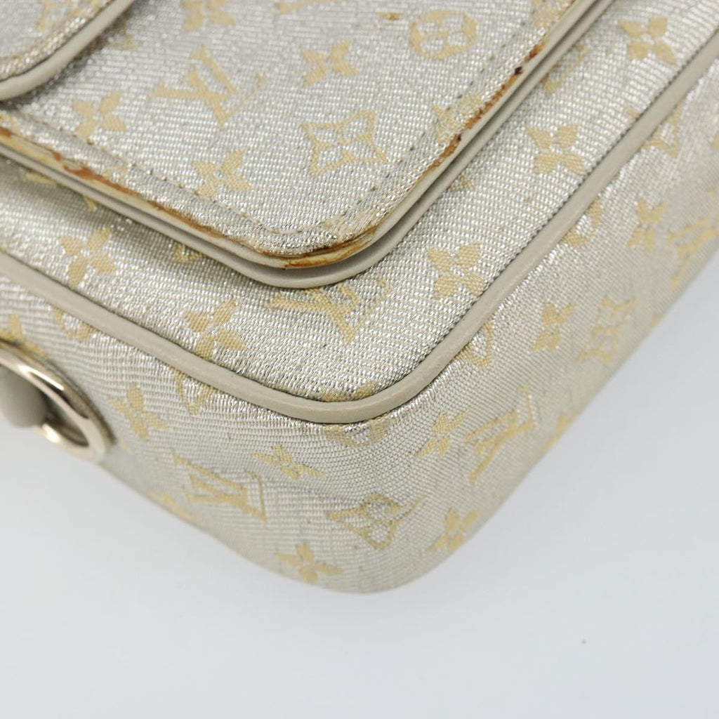 Louis Vuitton Mckenna Shoulder Bag Mini Lin Gold Canvas Bag (Pre-Owned)