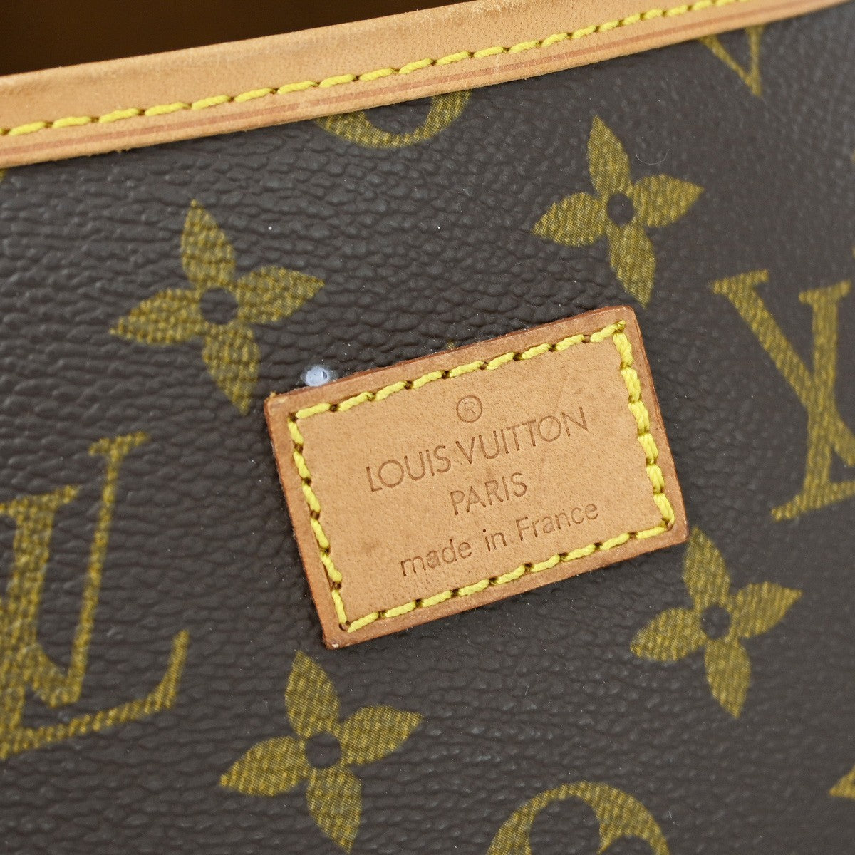 Louis Vuitton Saumur Handbag Monogram Canvas Brown Canvas Shoulder Bag Bag (Pre-Owned)