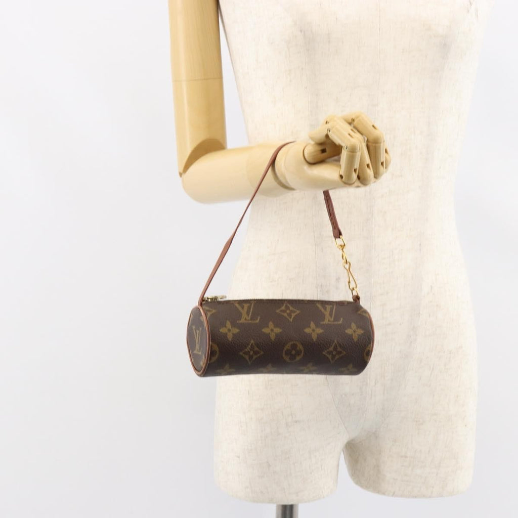 Louis Vuitton Papillon Pochette Monogram Canvas Brown Canvas Clutche & Pouche Bag (Pre-Owned)