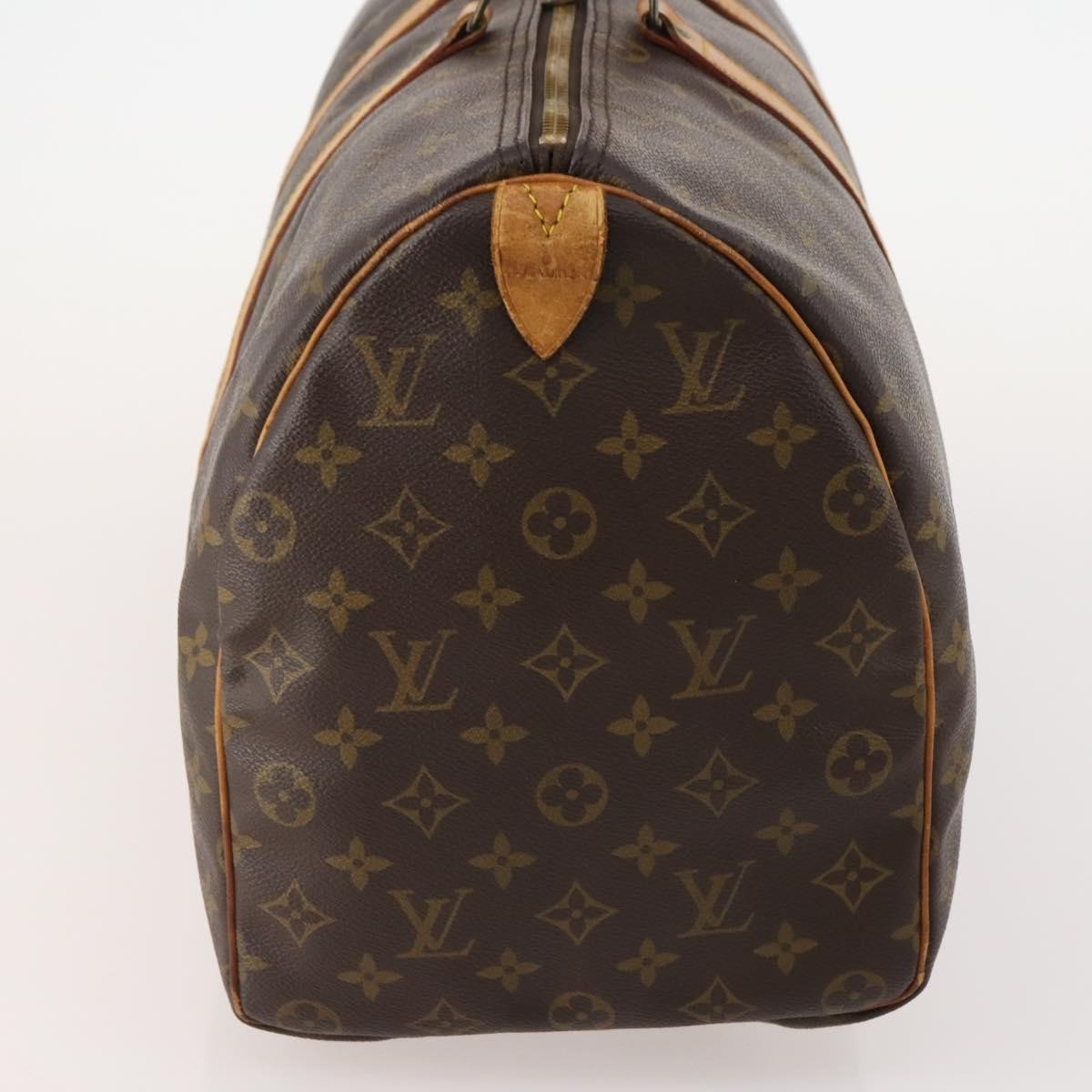 Louis Vuitton Keepall Bag Monogram Canvas Brown Canvas Travel Bag Bag (Pre-Owned)