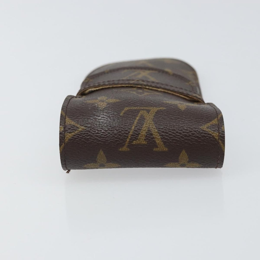 Louis Vuitton Etui À Stylo Canvas Brown Canvas Clutche & Pouche Bag (Pre-Owned)