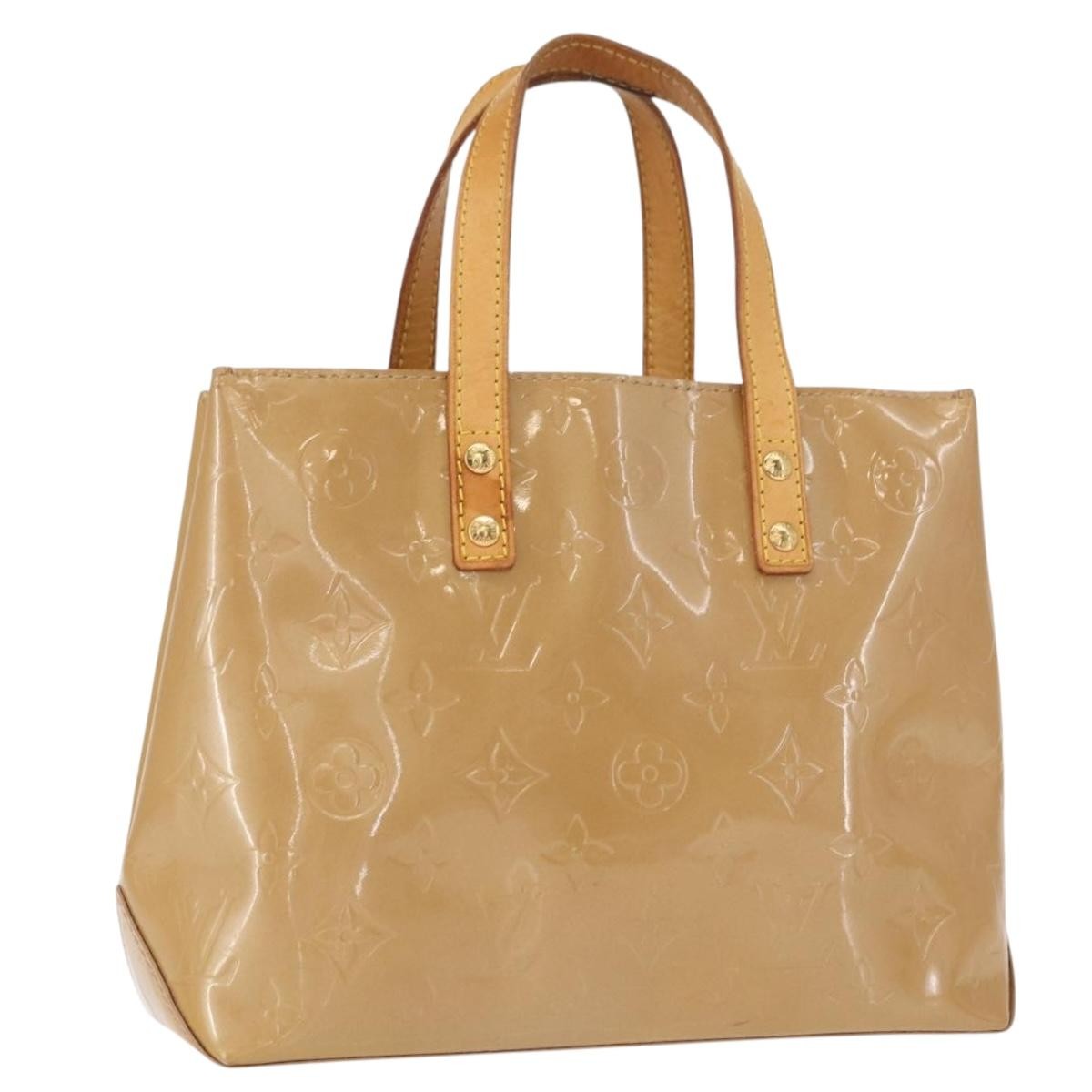 Louis Vuitton Reade Handbag Monogram Vernis Brown Patent_Leather Tote Bag Bag (Pre-Owned)