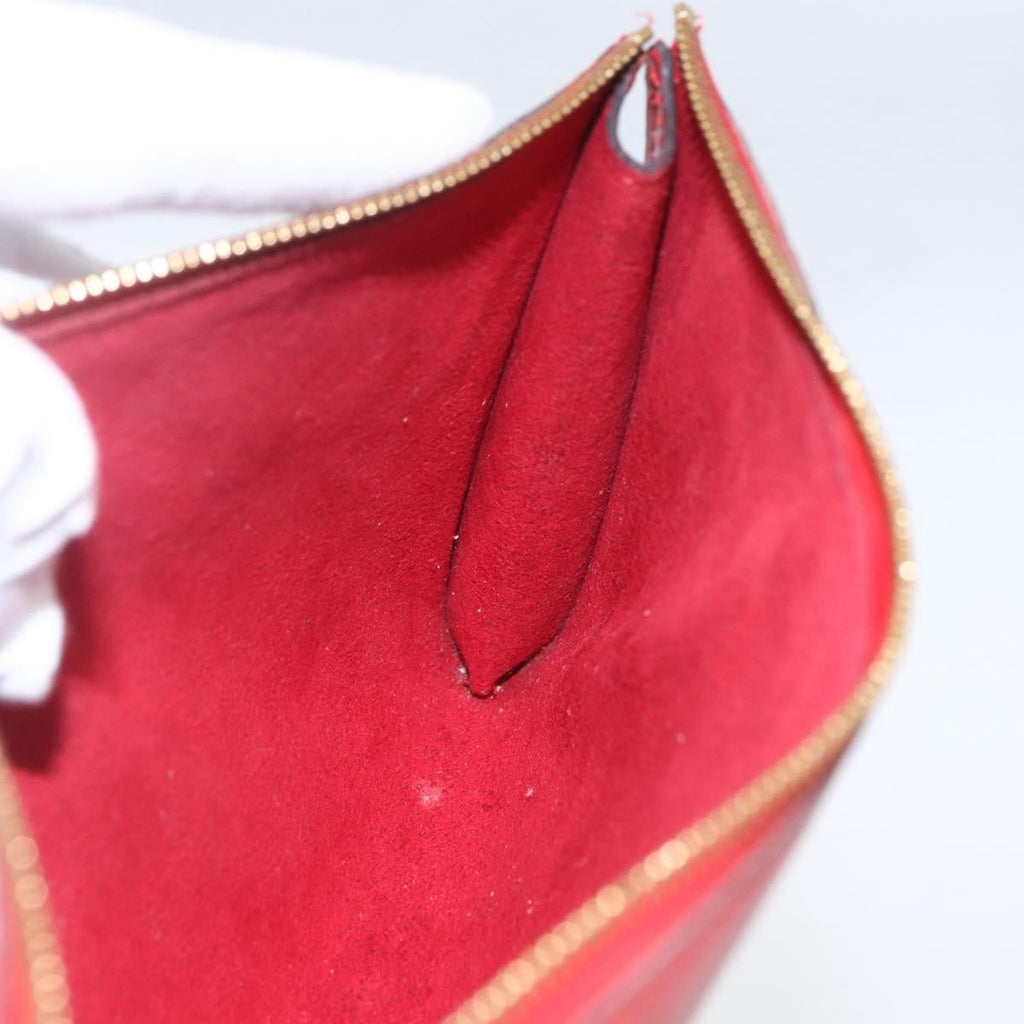 Louis Vuitton Pochette Accessoires Epi Leather Red Leather Clutche & Pouche Bag (Pre-Owned)