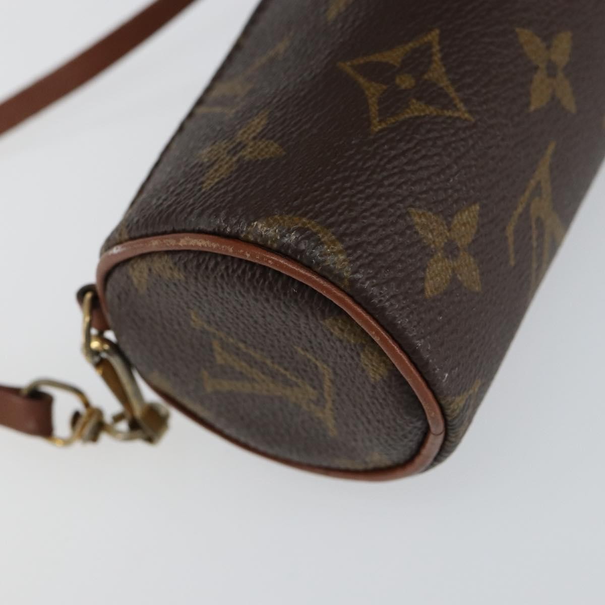 Louis Vuitton Papillon Pochette Monogram Canvas Brown Canvas Clutche & Pouche Bag (Pre-Owned)