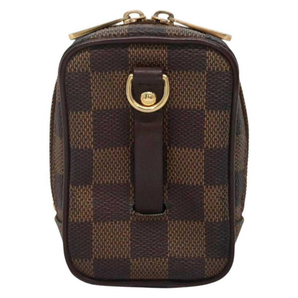Louis Vuitton Etui Okapi Camera Case Damier Brown Canvas Bag (Pre-Owned)