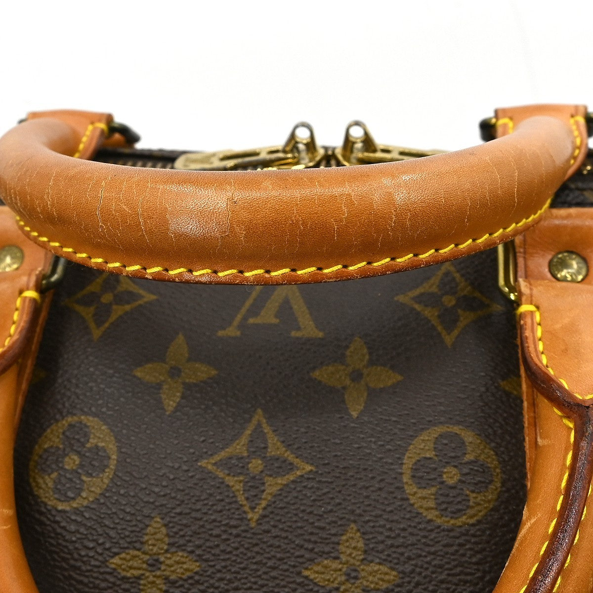 Louis Vuitton Keepall Bag Monogram Canvas Brown Canvas Travel Bag Bag (Pre-Owned)