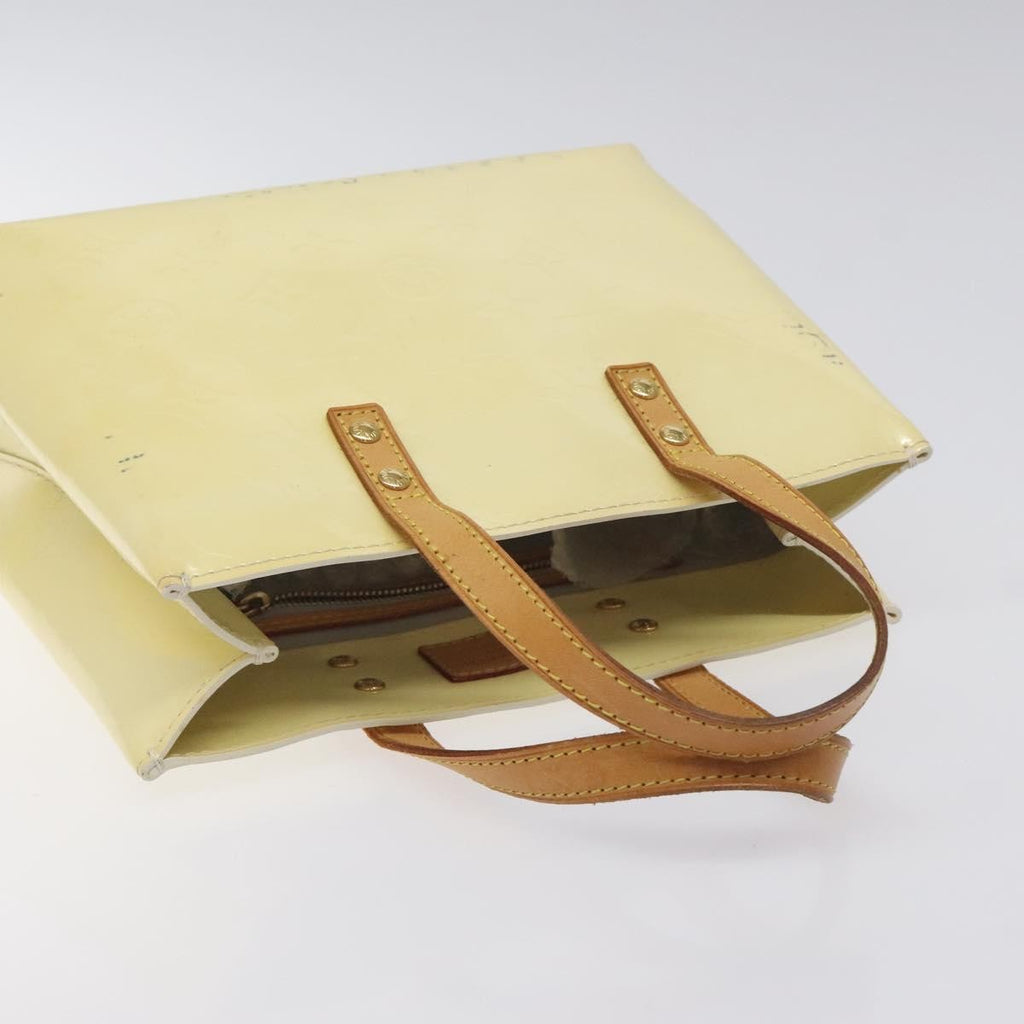 Louis Vuitton Reade Handbag Monogram Vernis Beige Patent_Leather Bag (Pre-Owned)