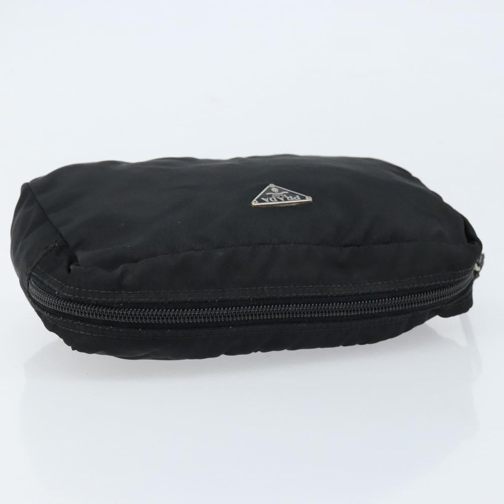 Prada Vintage Pouch Tessuto Black Nylon Clutche & Pouche Bag (Pre-Owned)