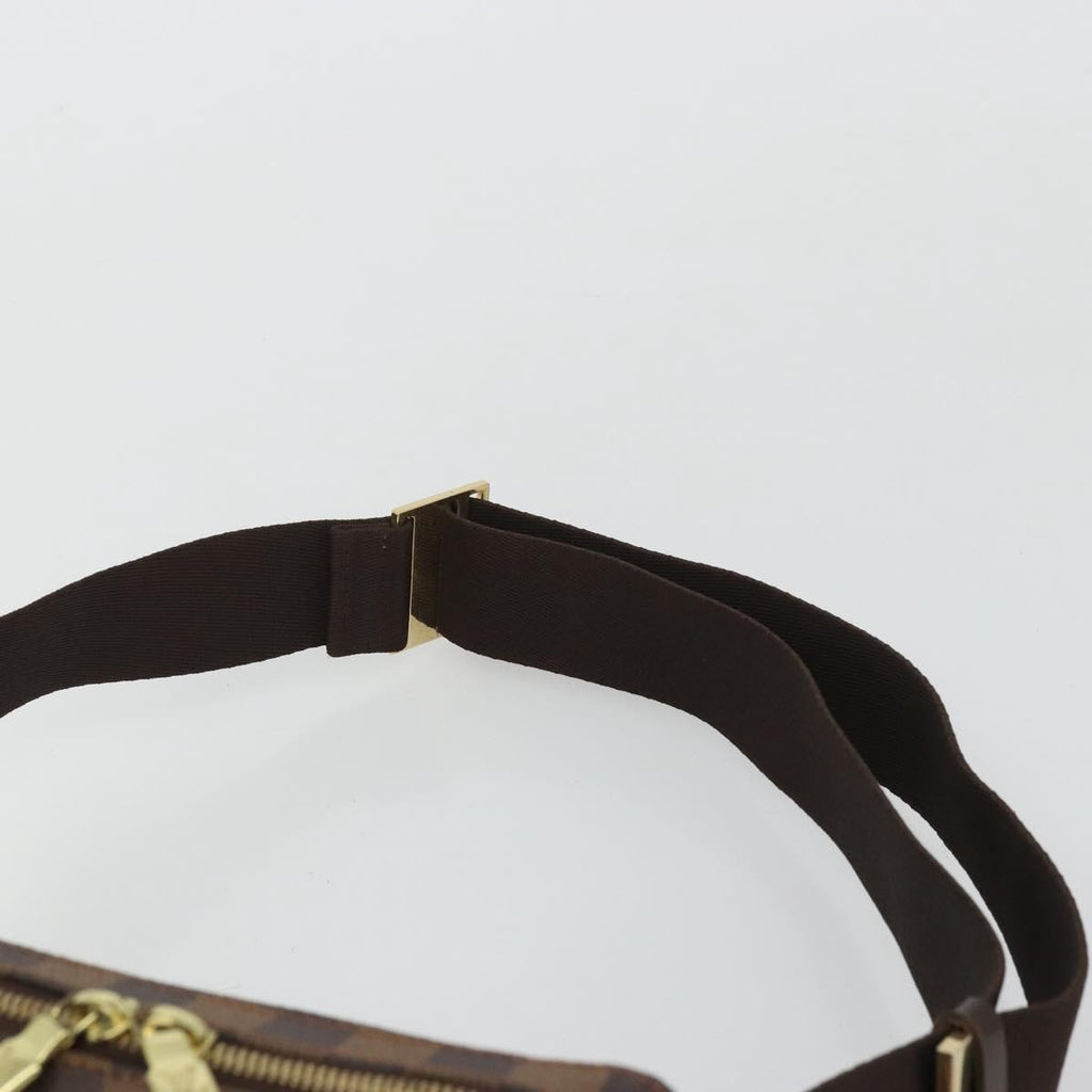 Louis Vuitton Geronimos Waist Bag Damier Brown Canvas Shoulder Bag Bag (Pre-Owned)
