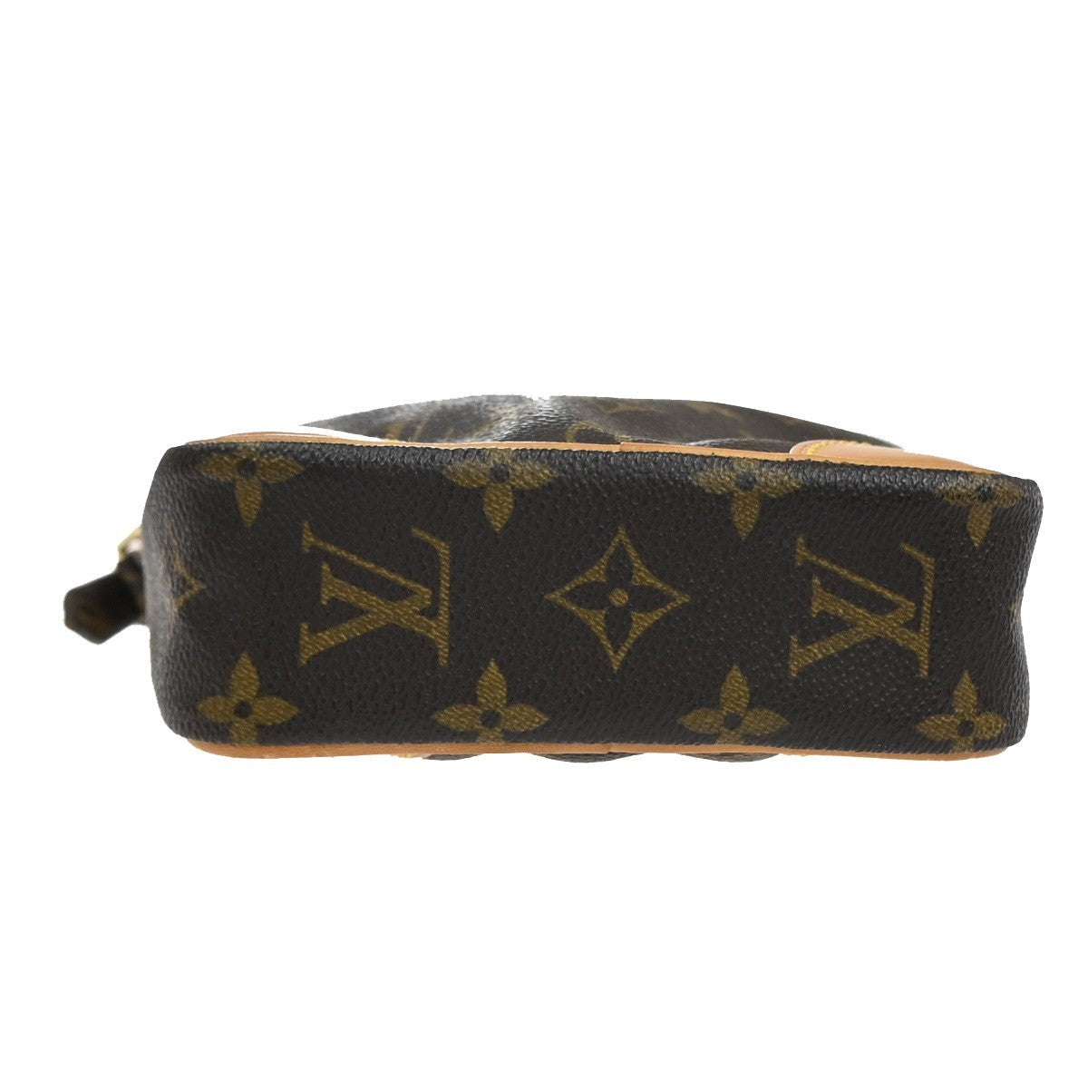 Louis Vuitton Danube Handbag Monogram Canvas Brown Canvas Shoulder Bag Bag (Pre-Owned)