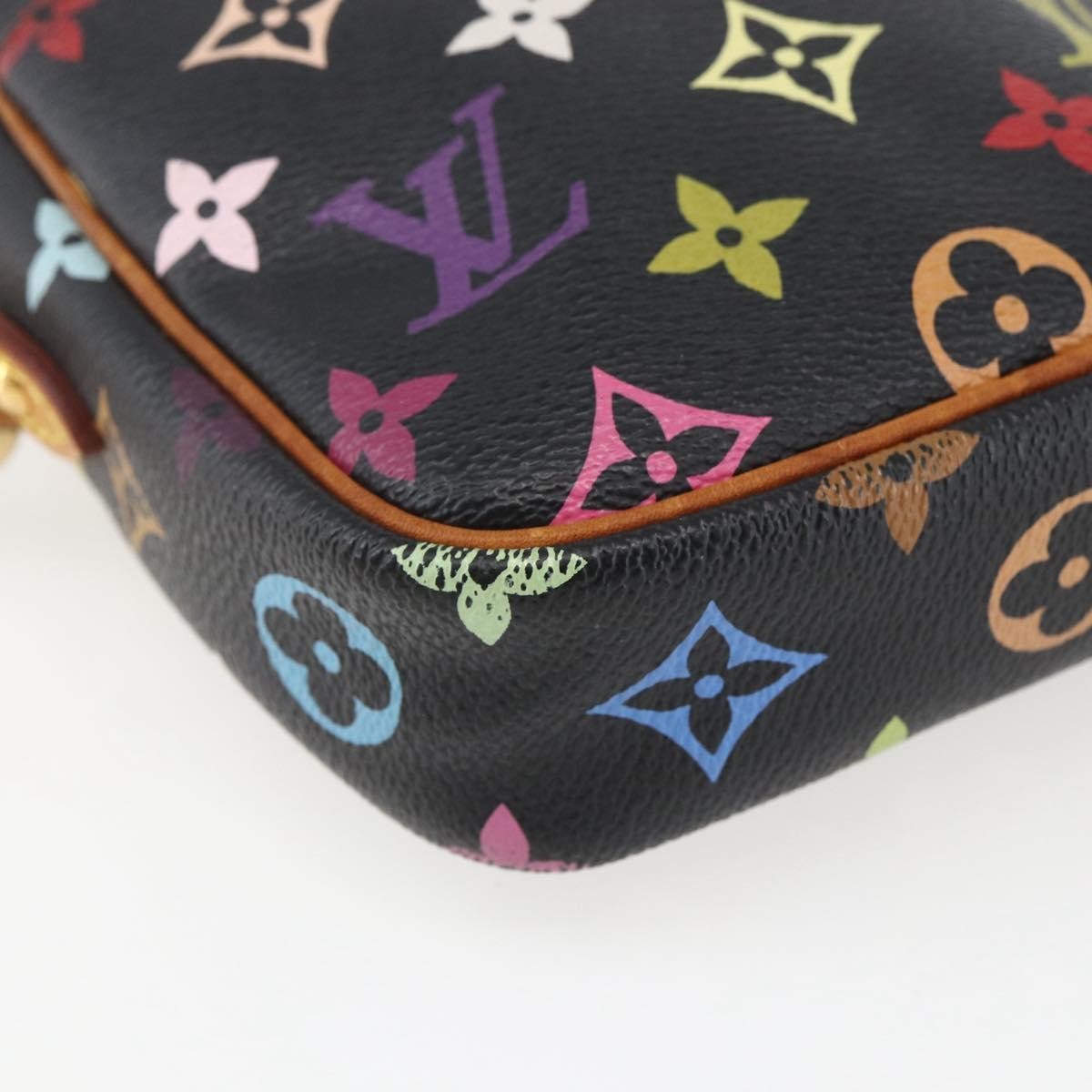 Louis Vuitton Rift Handbag Monogram Multicolor Black Canvas Shoulder Bag Bag (Pre-Owned)