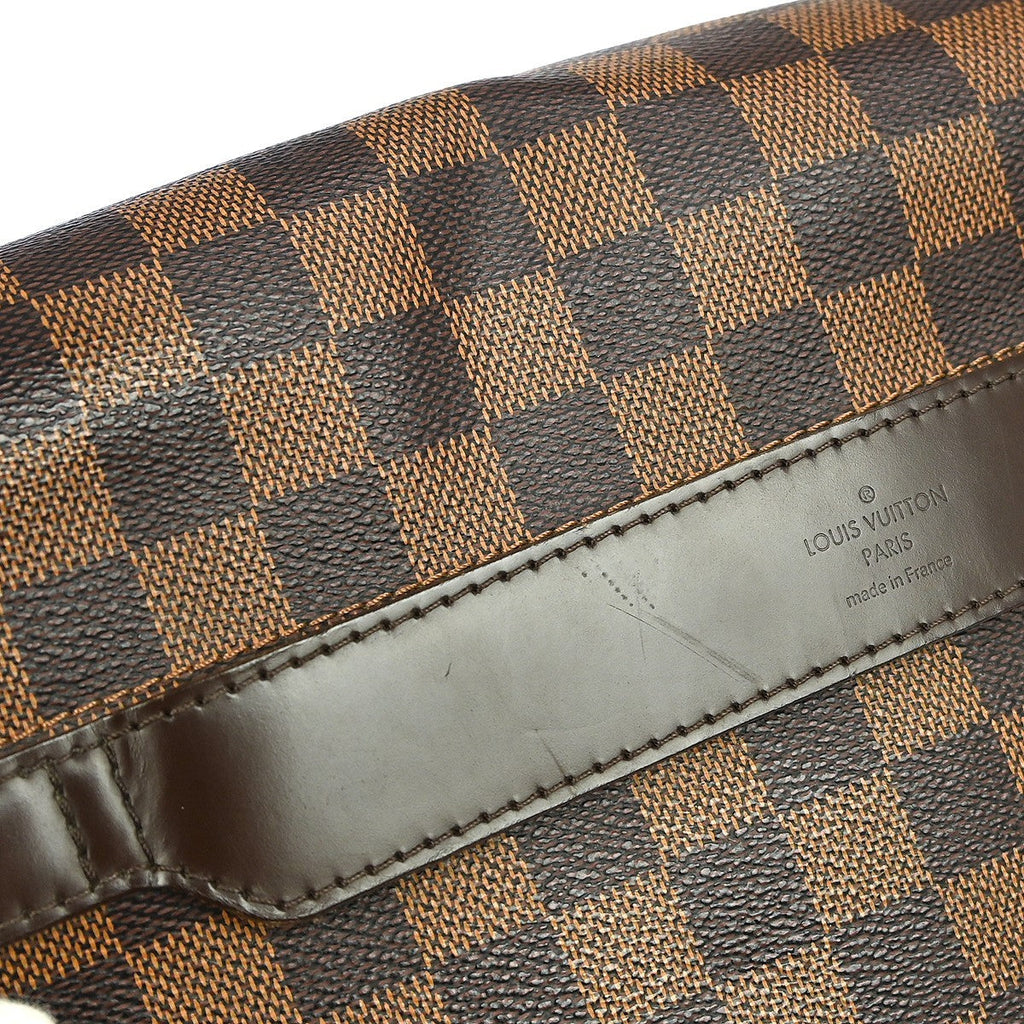 Louis Vuitton Shelton Messenger Bag Damier Brown Canvas Shoulder Bag Bag (Pre-Owned)