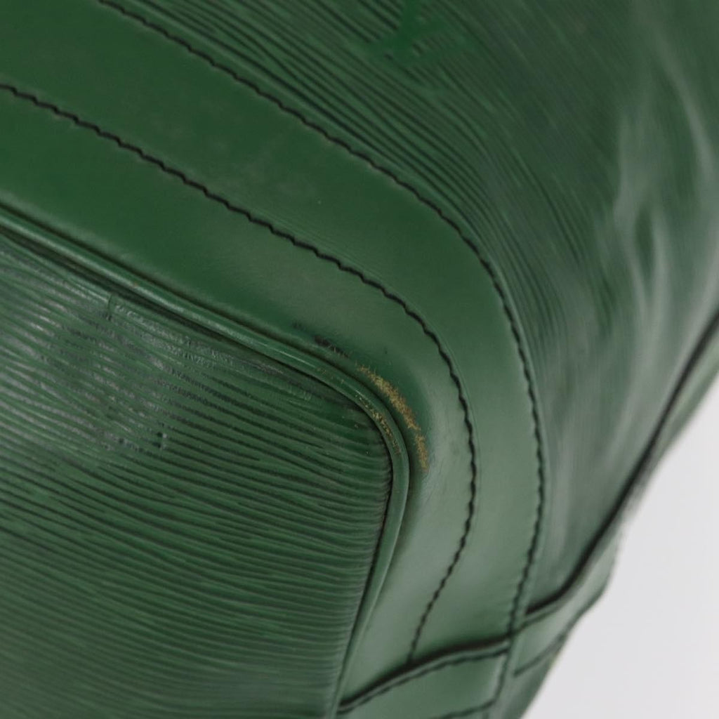 Louis Vuitton Noe Handbag Epi Leather Green Leather Shoulder Bag Bag (Pre-Owned)