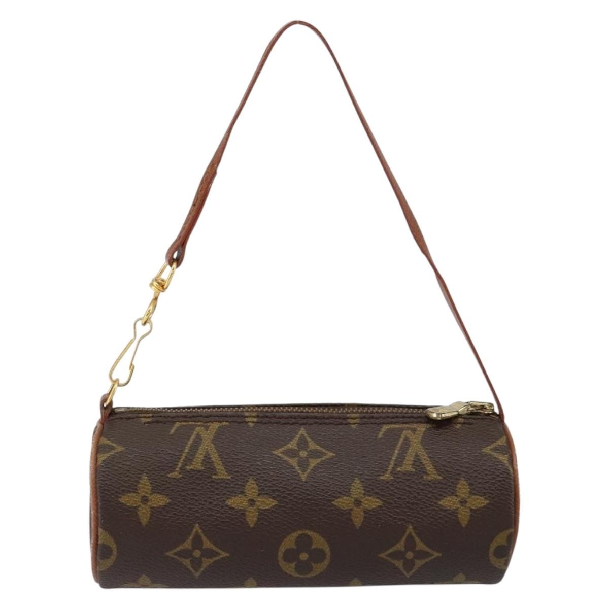 Louis Vuitton Papillon Pochette Monogram Canvas Brown Canvas Clutche & Pouche Bag (Pre-Owned)