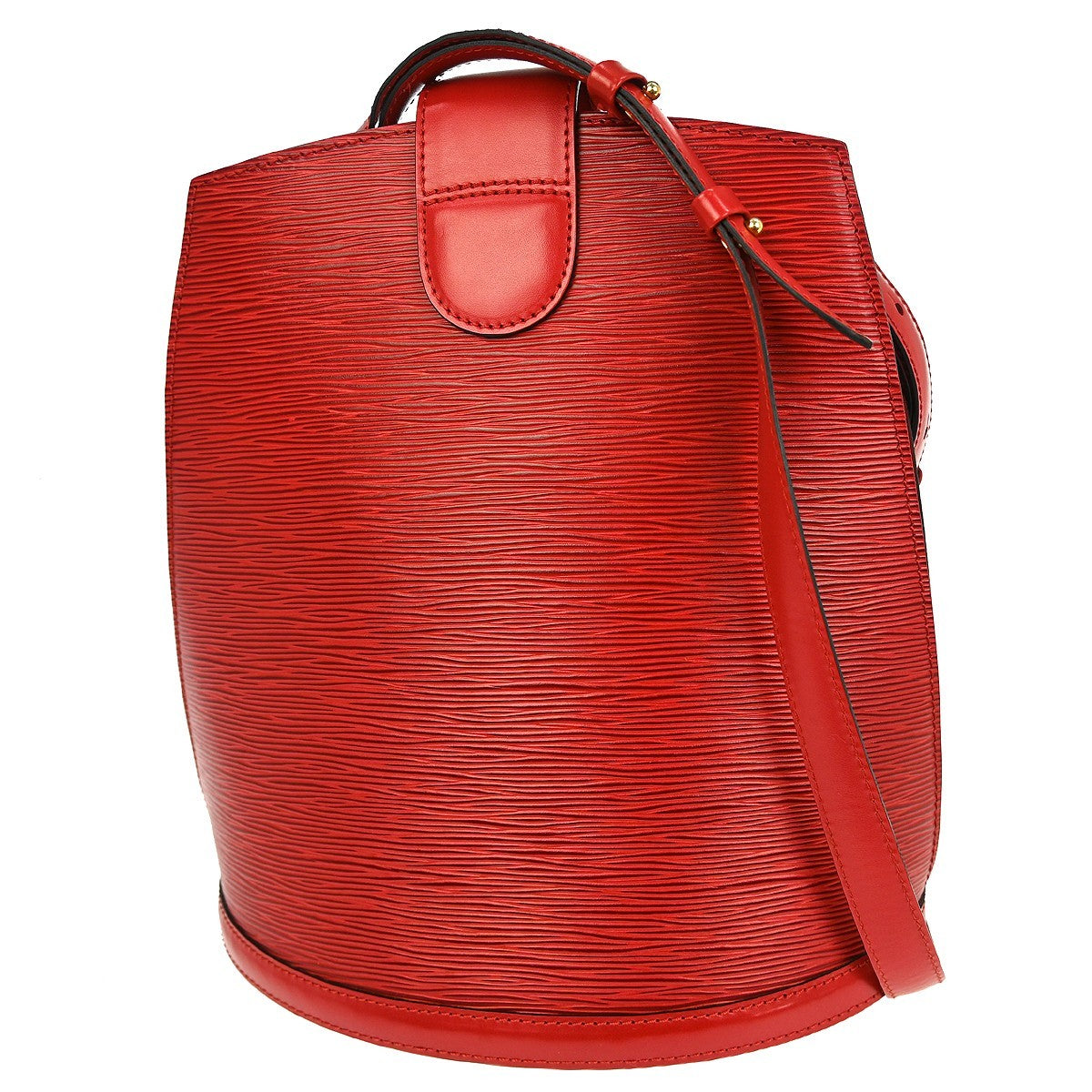 Louis Vuitton Cluny Shoulder Bag Epi Leather Red Leather Shoulder Bag Bag (Pre-Owned)