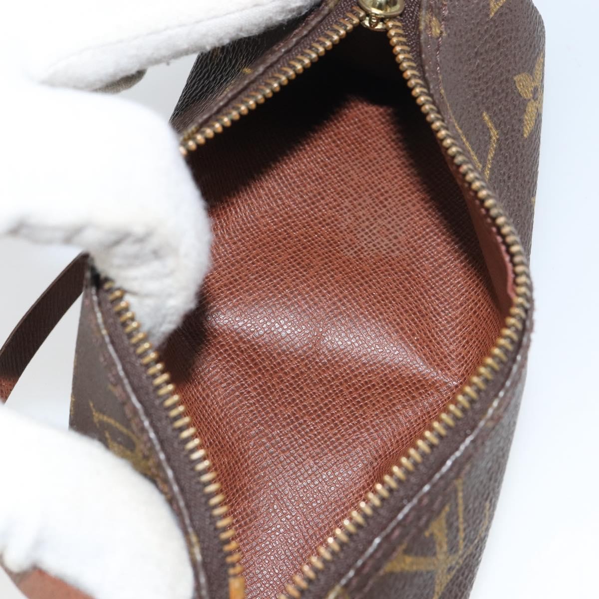Louis Vuitton Papillon Pochette Monogram Canvas Brown Canvas Clutche & Pouche Bag (Pre-Owned)