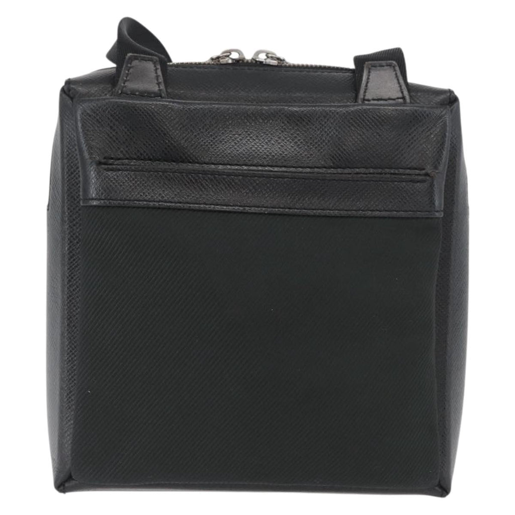 Louis Vuitton Sayan Messenger Bag Taiga Leather And Canvas Black Leather Shoulder Bag Bag (Pre-Owned)