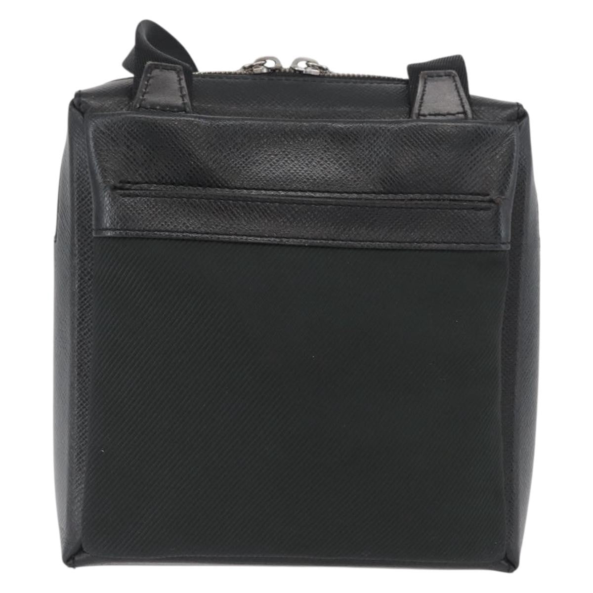 Louis Vuitton Sayan Messenger Bag Taiga Leather And Canvas Black Leather Shoulder Bag Bag (Pre-Owned)