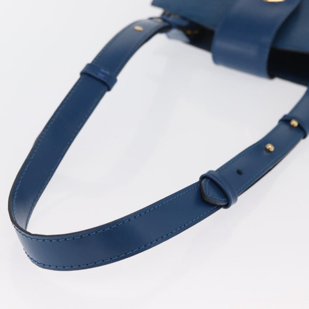 Louis Vuitton Cluny Shoulder Bag Epi Leather Blue Leather Shoulder Bag Bag (Pre-Owned)
