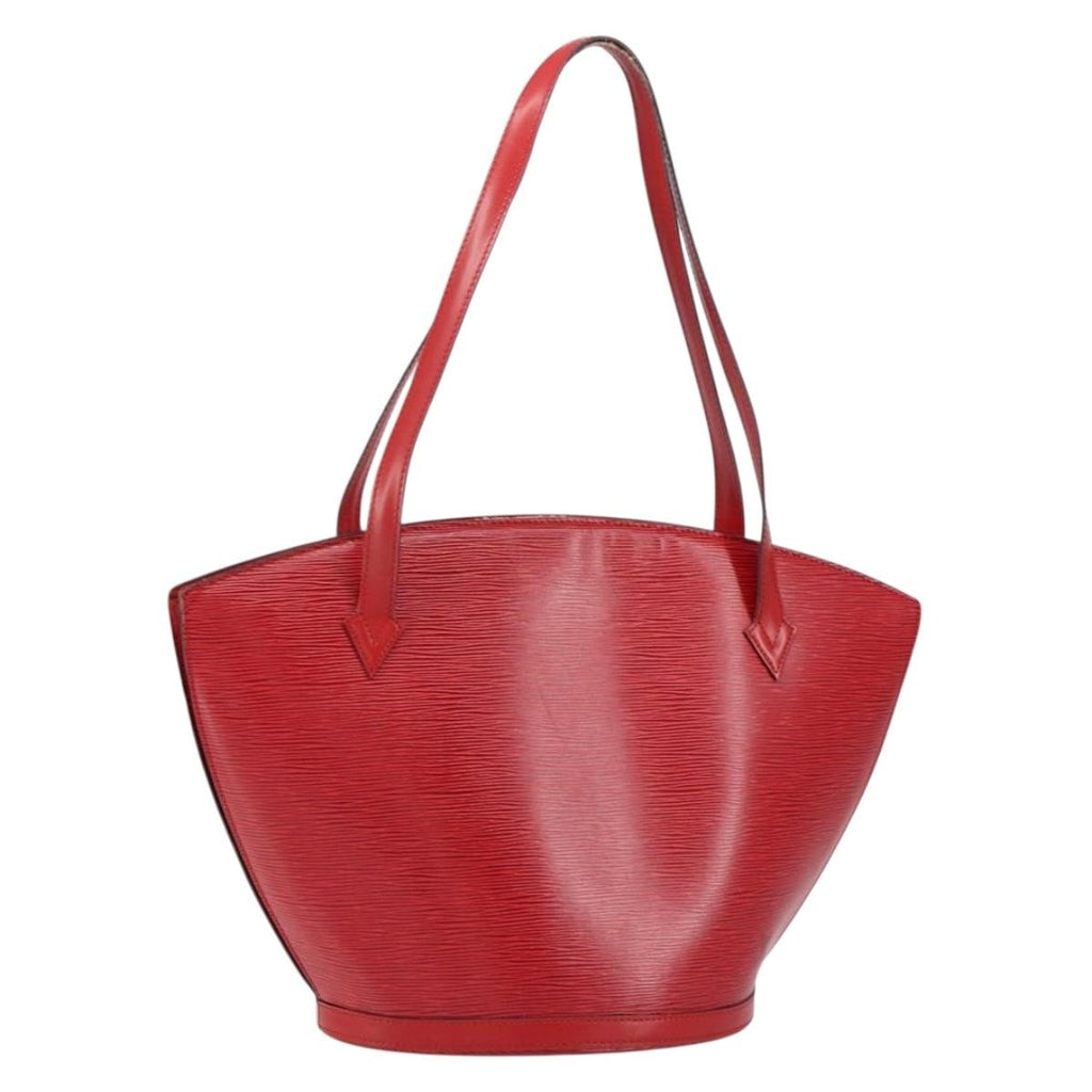 Louis Vuitton Saint Jacques Handbag Epi Leather Red Leather Shoulder Bag Bag (Pre-Owned)