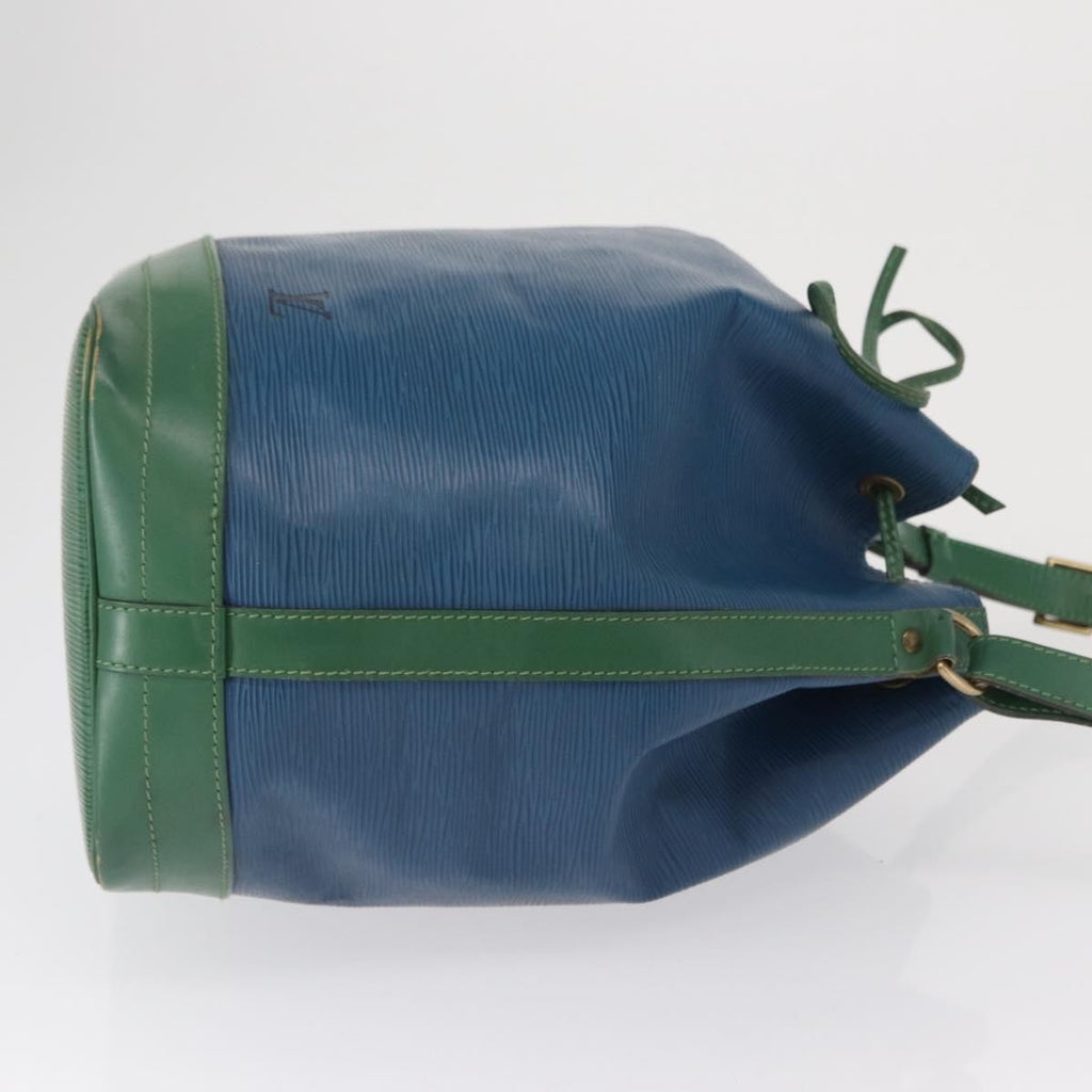 Louis Vuitton Bicolor Noe Handbag Epi Leather Blue Leather Shoulder Bag Bag (Pre-Owned)