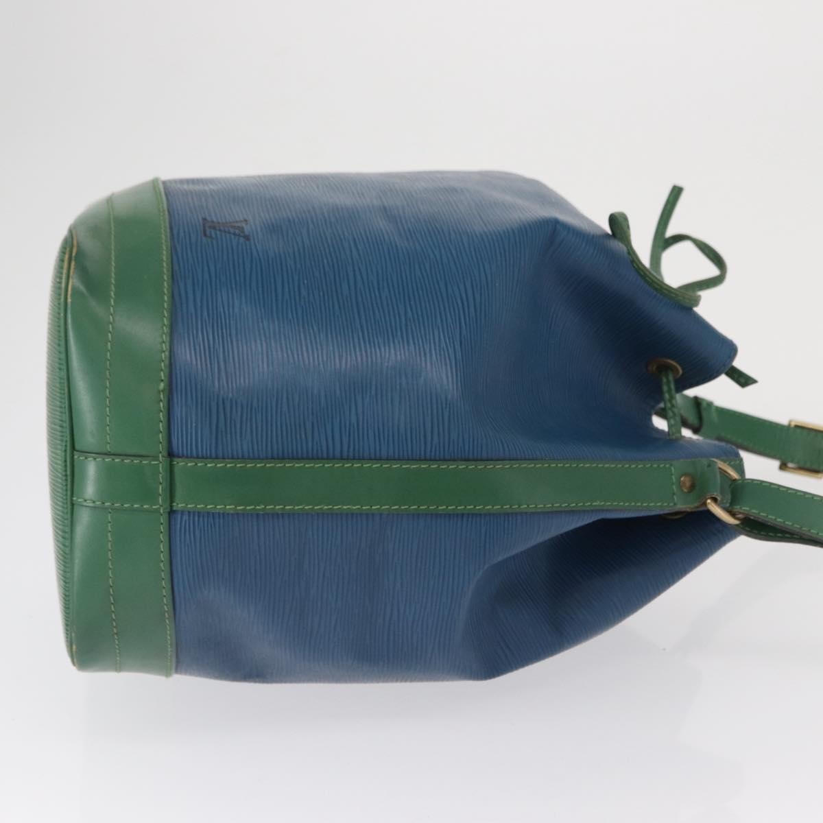 Louis Vuitton Bicolor Noe Handbag Epi Leather Blue Leather Shoulder Bag Bag (Pre-Owned)