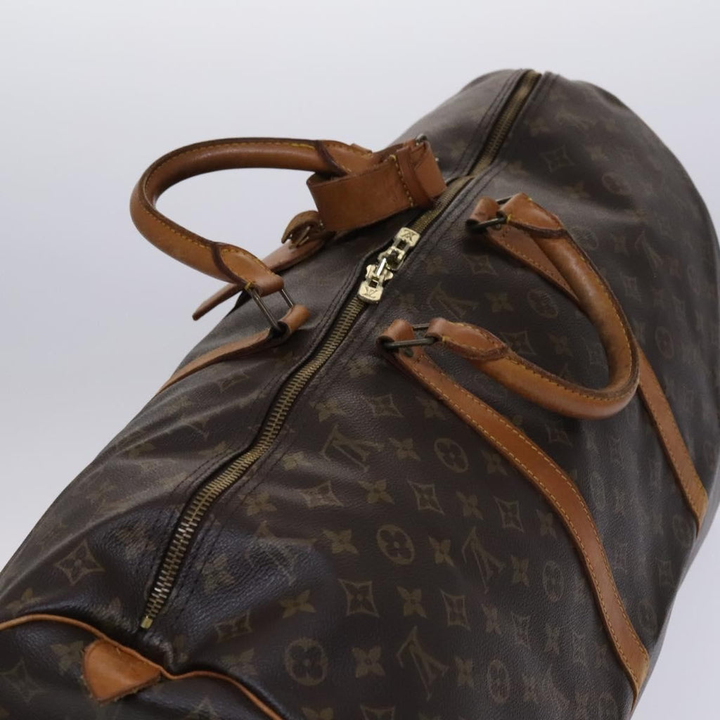 Louis Vuitton Keepall Bag Monogram Canvas Brown Canvas Travel Bag Bag (Pre-Owned)