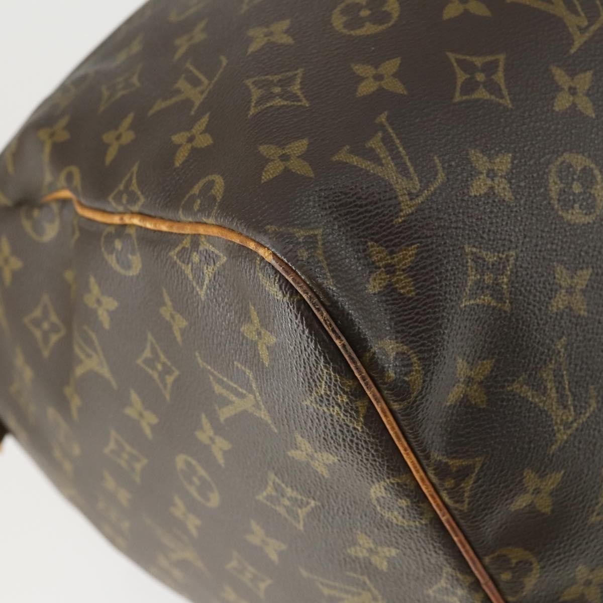 Louis Vuitton Keepall Bag Monogram Canvas Brown Canvas Travel Bag Bag (Pre-Owned)