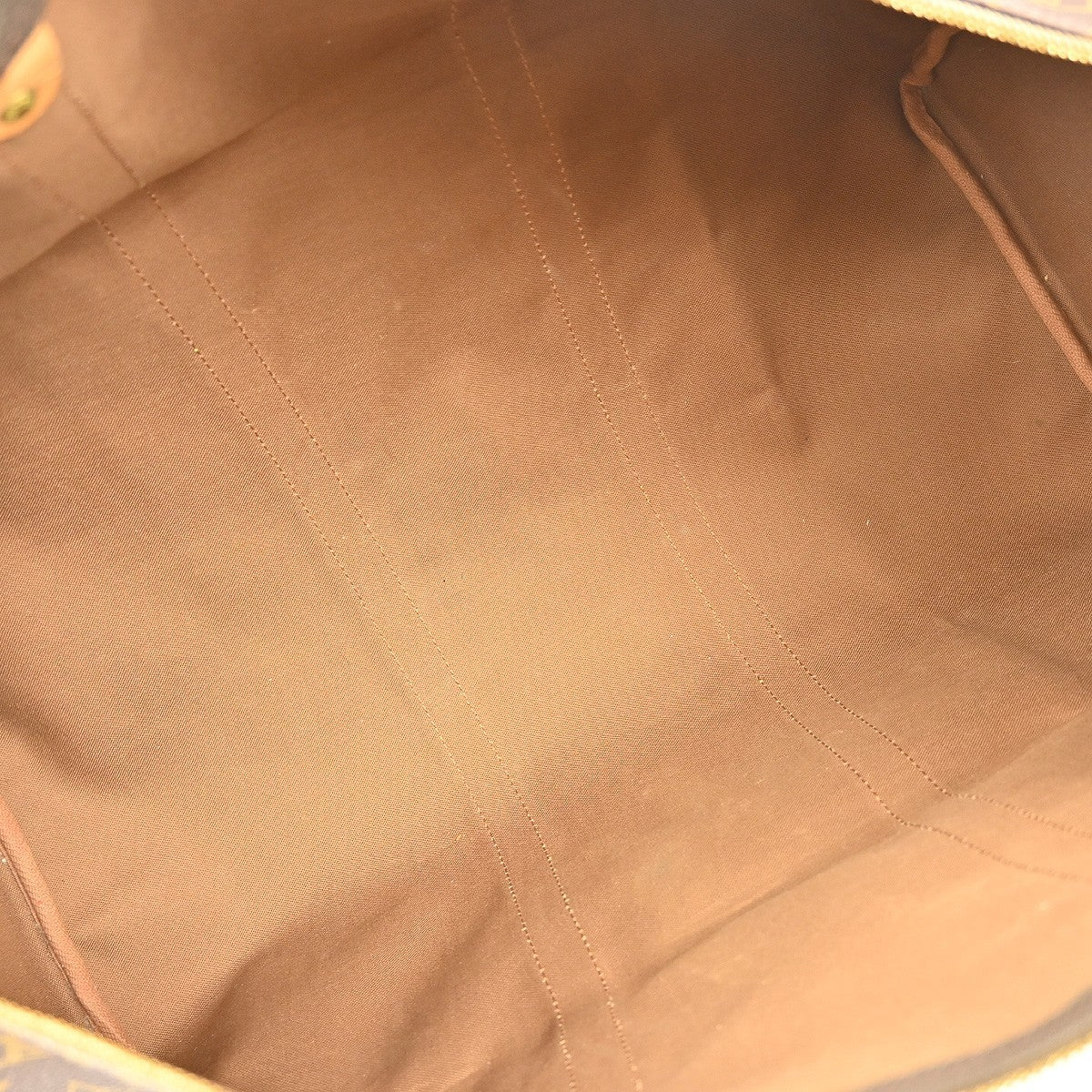 Louis Vuitton Keepall Bag Monogram Canvas Brown Canvas Travel Bag Bag (Pre-Owned)