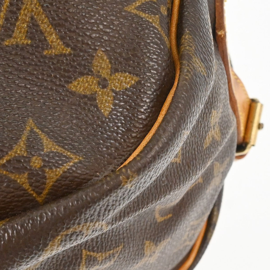 Louis Vuitton Saumur Handbag Monogram Canvas Brown Canvas Shoulder Bag Bag (Pre-Owned)