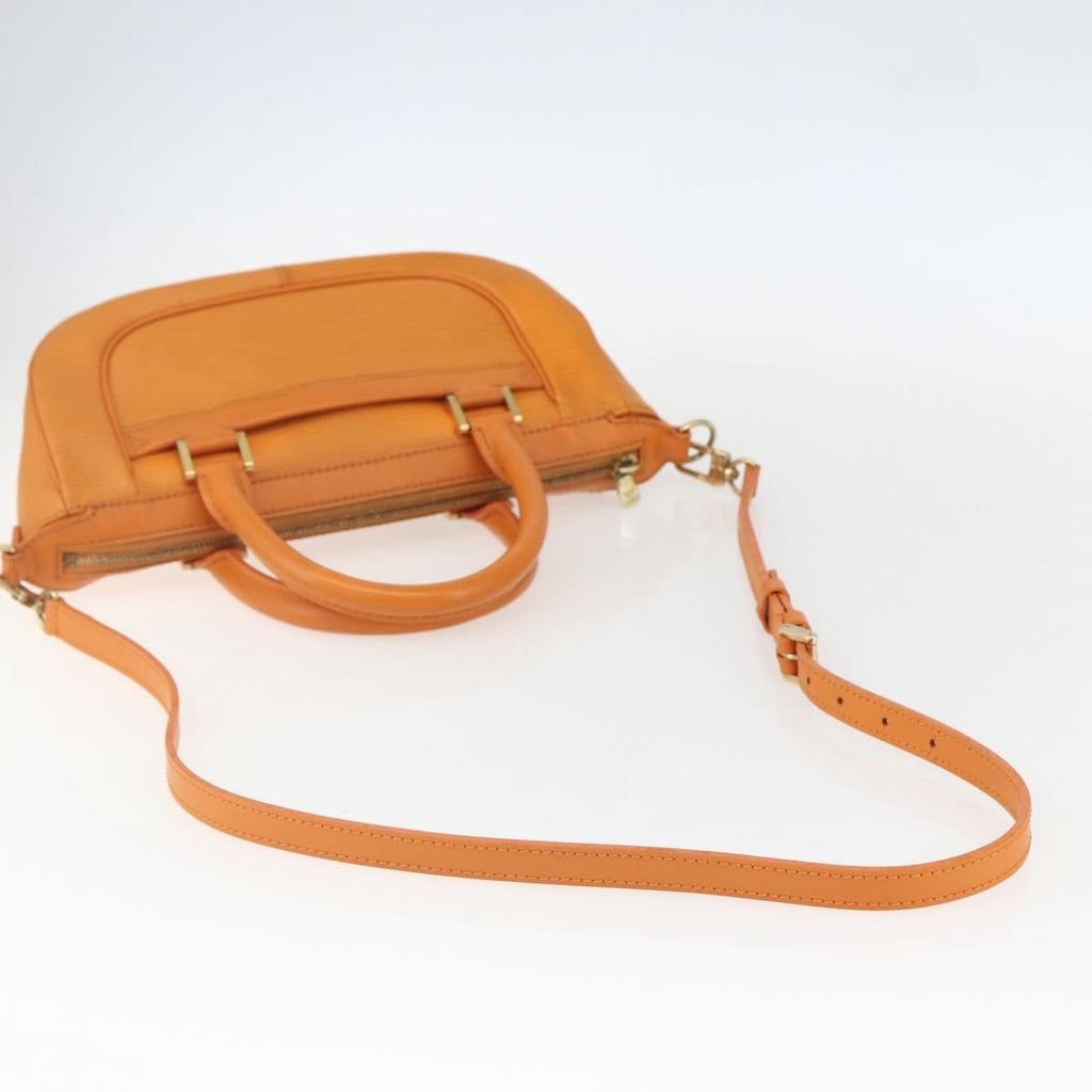 Louis Vuitton Danura Handbag Epi Orange Leather Handbag (Pre-Owned)