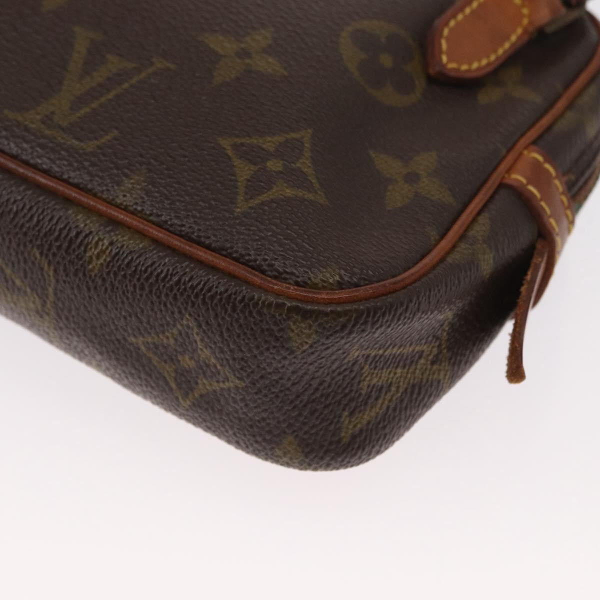 Louis Vuitton Pochette Marly Bandouliere Bag Monogram Canvas Brown Canvas Shoulder Bag Bag (Pre-Owned)
