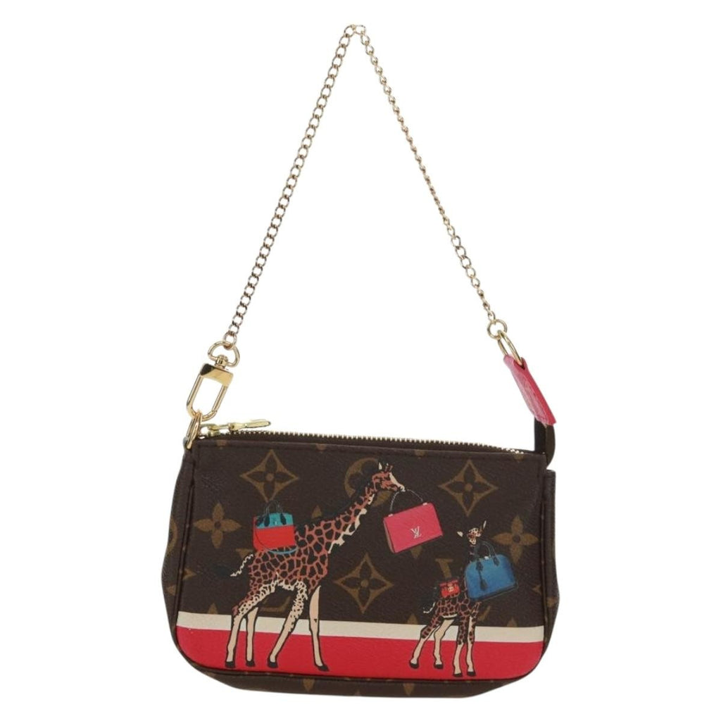 Louis Vuitton Pochette Accessoires Limited Edition Christmas Animation Monogram Canvas Multicolour Canvas Clutche & Pouche Bag (Pre-Owned)
