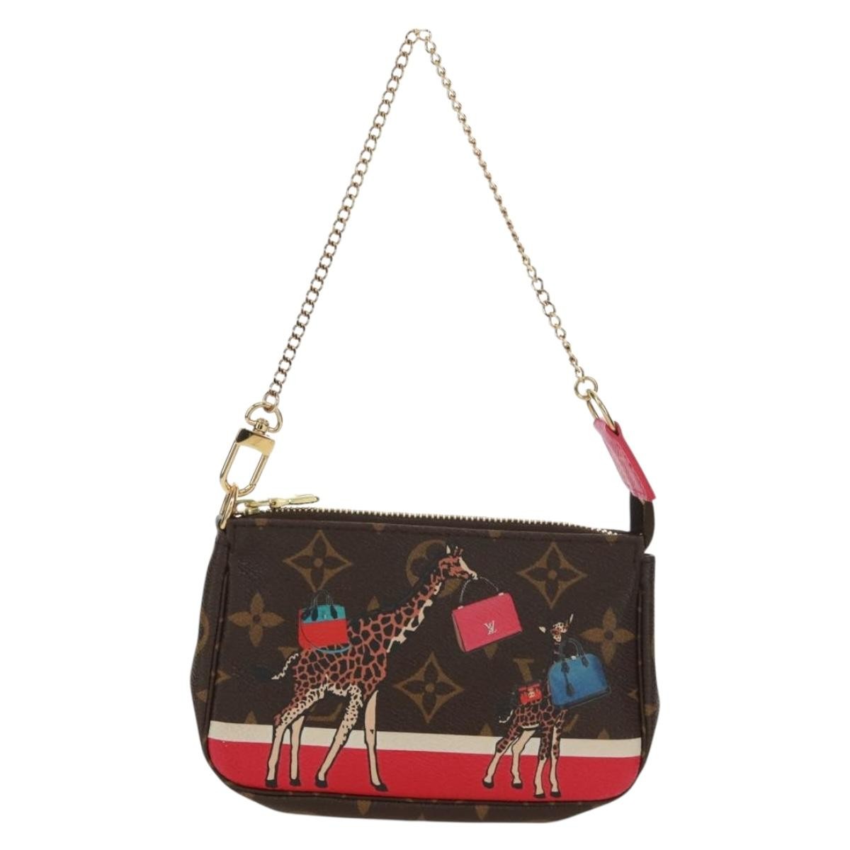 Louis Vuitton Pochette Accessoires Limited Edition Christmas Animation Monogram Canvas Multicolour Canvas Clutche & Pouche Bag (Pre-Owned)