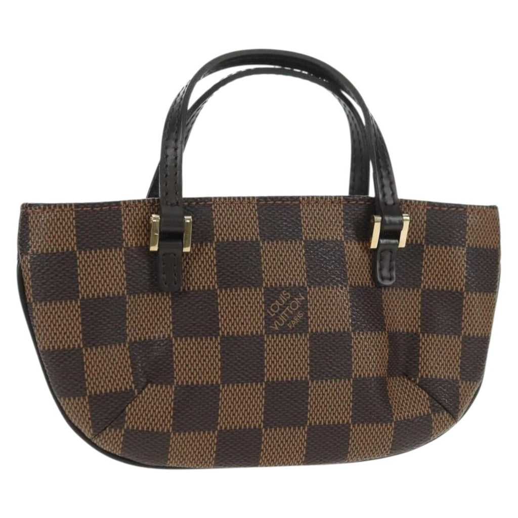 Louis Vuitton Manosque Pochette Damier Brown Canvas Clutche & Pouche Bag (Pre-Owned)