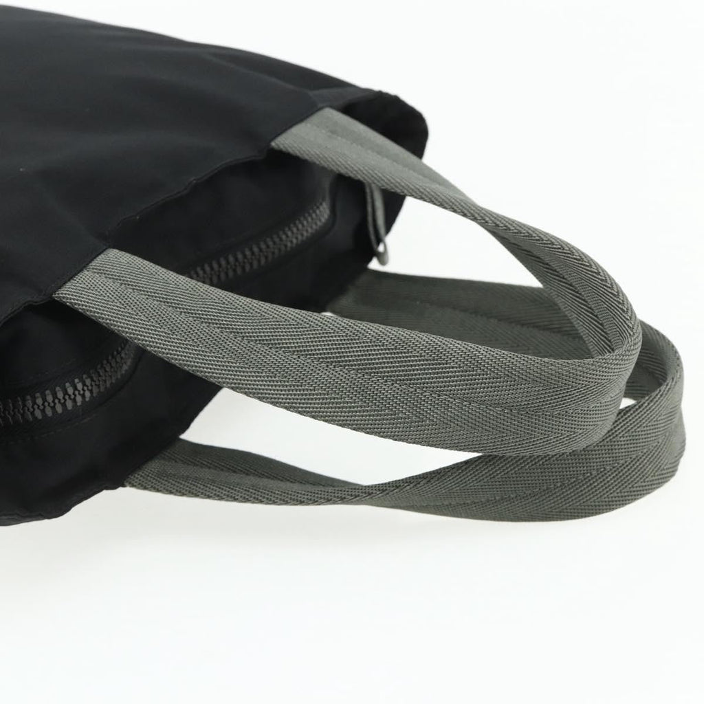 Prada Sport Tote Bag Nylon Black Nylon Tote Bag Bag (Pre-Owned)