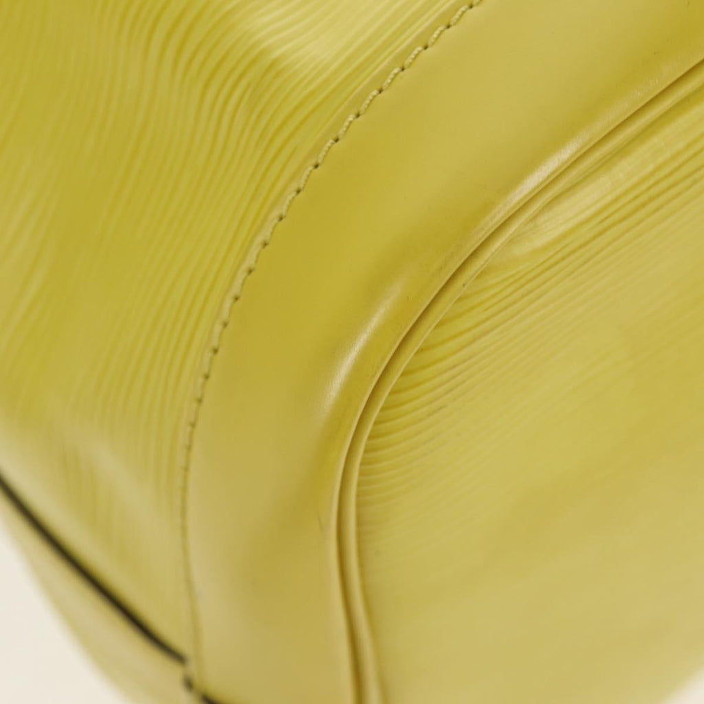 Louis Vuitton Petit Noe Handbag Epi Leather Green Leather Shoulder Bag Bag (Pre-Owned)