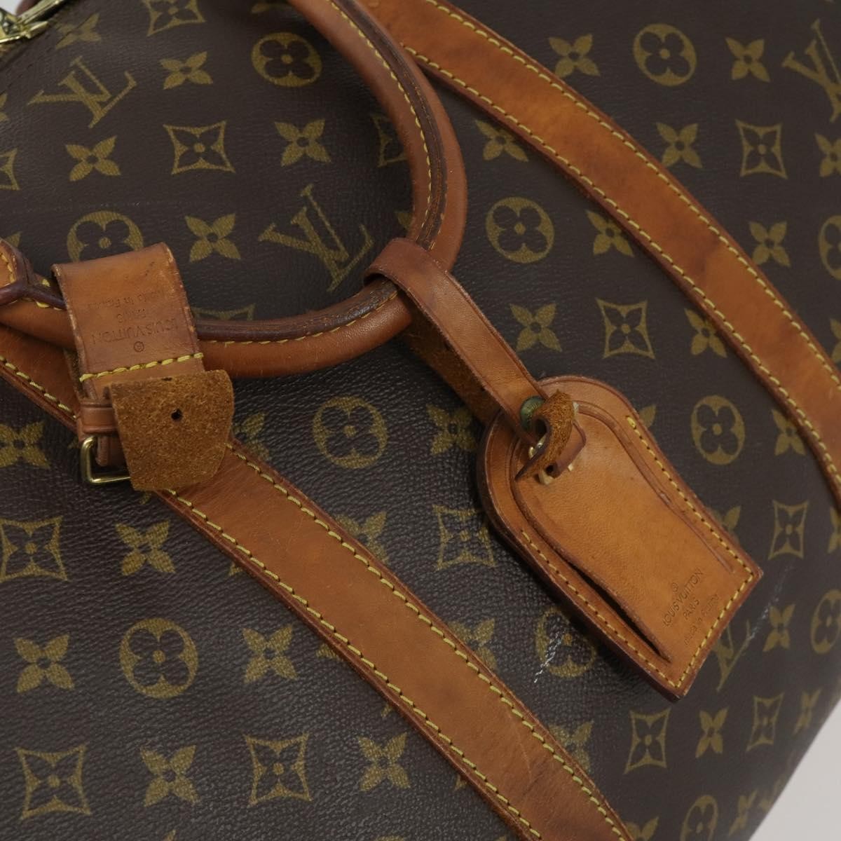 Louis Vuitton Keepall Bag Monogram Canvas Brown Canvas Travel Bag Bag (Pre-Owned)