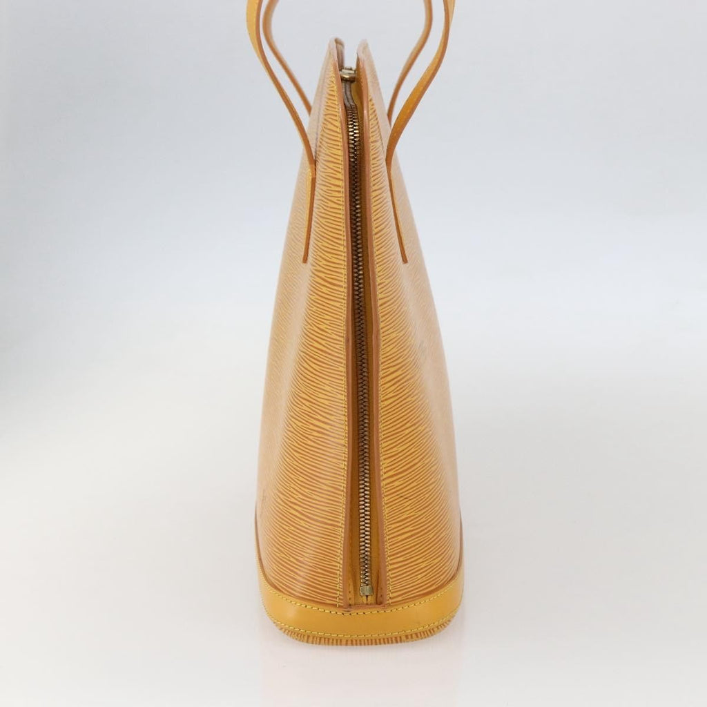Louis Vuitton Lussac Handbag Epi Leather Yellow Leather Shoulder Bag Bag (Pre-Owned)