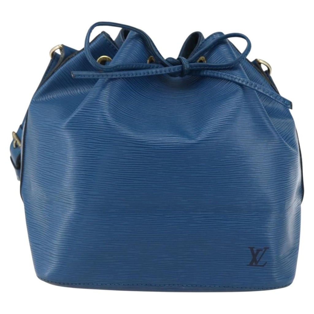 Louis Vuitton Noe Handbag Epi Leather Blue Leather Shoulder Bag Bag (Pre-Owned)