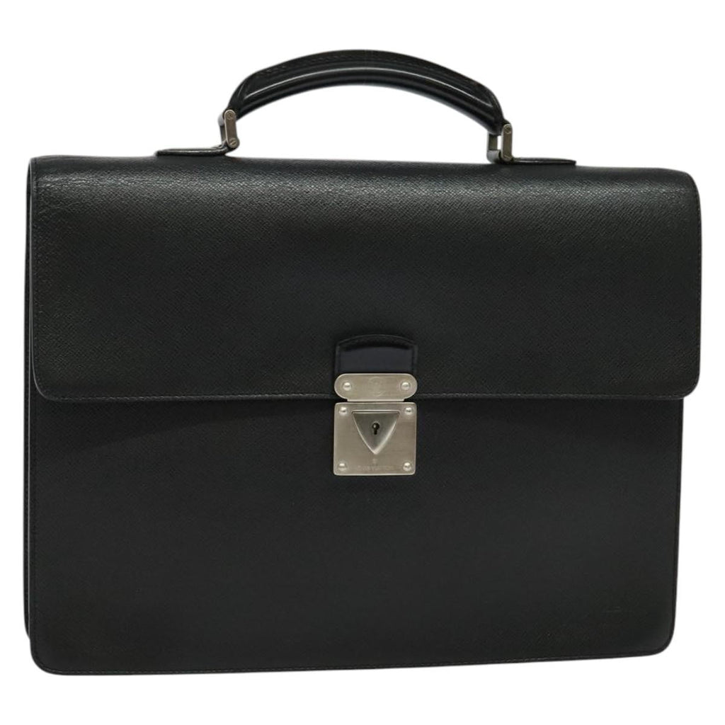 Louis Vuitton Neo Robusto 1 Briefcase Taiga Leather Brown Leather Briefcase Bag (Pre-Owned)