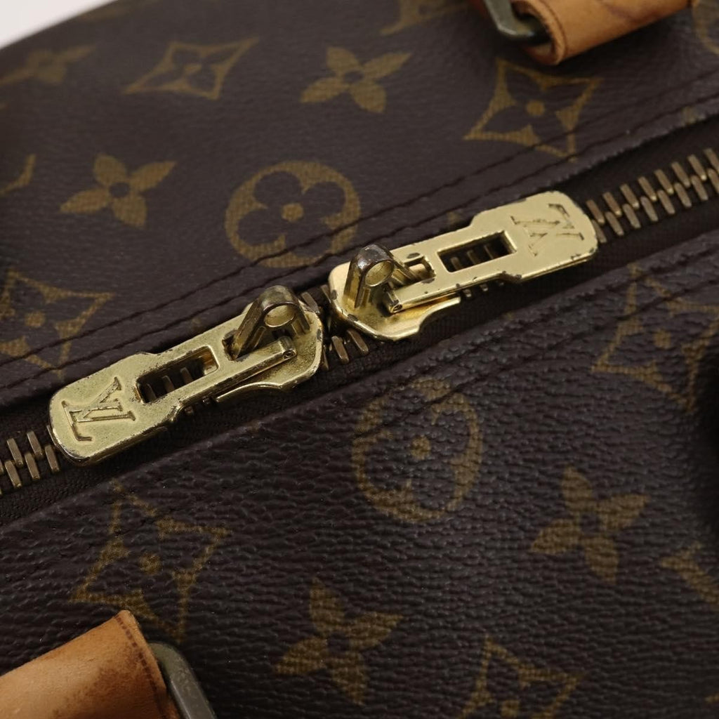 Louis Vuitton Keepall Bandouliere Bag Monogram Canvas Brown Canvas Travel Bag Bag (Pre-Owned)
