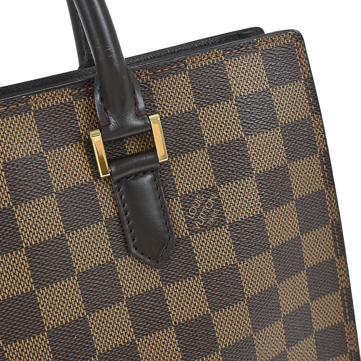 Louis Vuitton Venice Sac Plat Bag Damier Brown Canvas Tote Bag Bag (Pre-Owned)