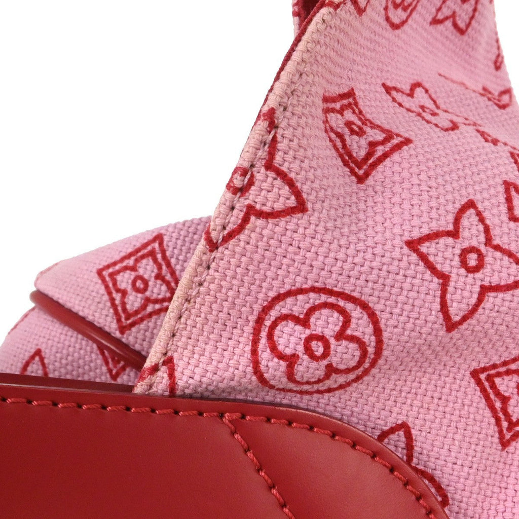 Louis Vuitton Cabas Ipanema Canvas Pink Canvas Tote Bag Bag (Pre-Owned)