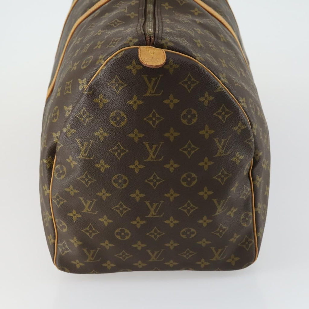 Louis Vuitton Keepall Bag Monogram Canvas Brown Canvas Travel Bag Bag (Pre-Owned)