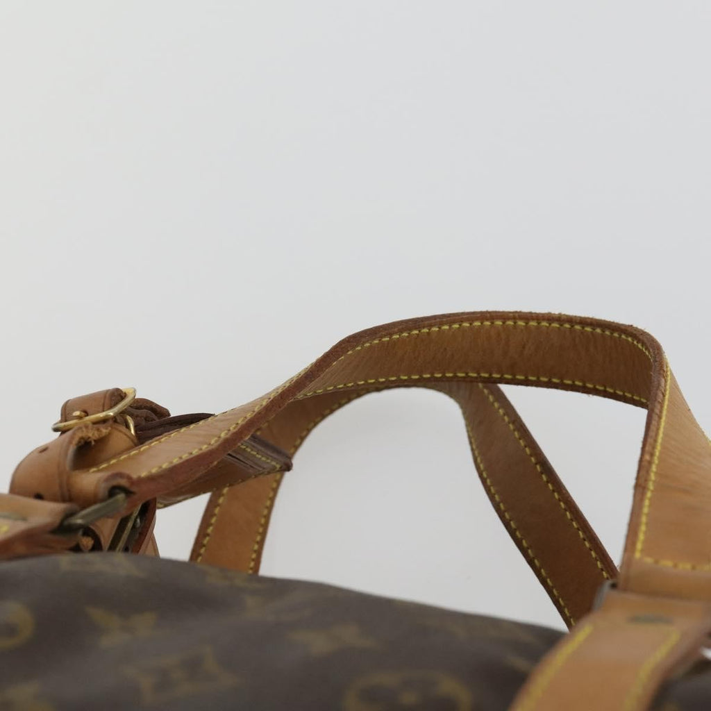 Louis Vuitton Sac Souple Handbag Monogram Canvas Brown Canvas Travel Bag Bag (Pre-Owned)